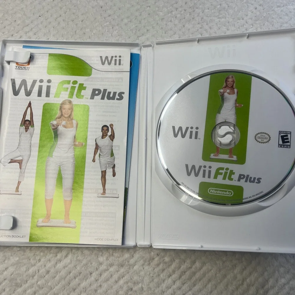 Fit Plus Video Game with Instruction Booklet‎ Nintendo Fitness Fun